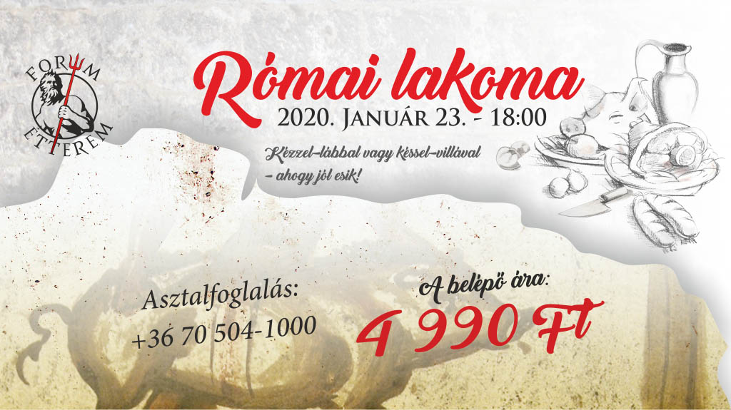 Római lakoma – 2020. január 23.